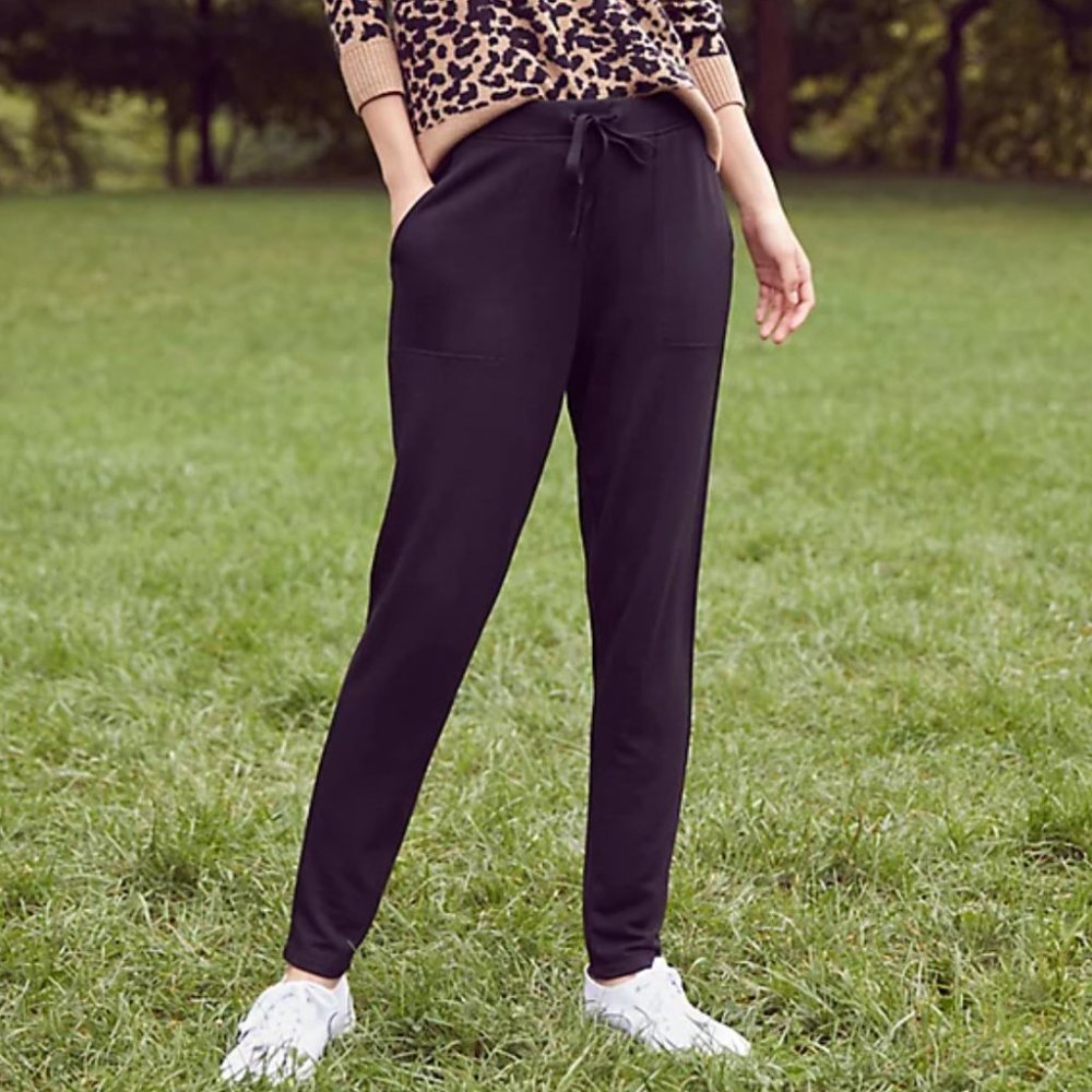 LOU & GREY - LOFT - SIGNATURE SOFTBLEND SWEATPANTS - BLACK - LARGE